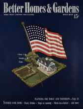 Better Homes & Gardens July 1942 Magazine Cover