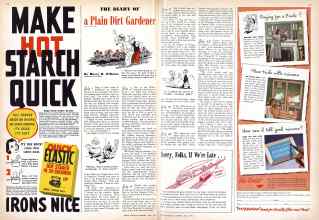 Better Homes & Gardens July 1942 Magazine Article: THE DIARY OF a Plain Dirt Gardener