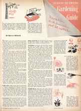 Better Homes & Gardens August 1942 Magazine Article: AUGUST OUTDOOR Gardening Guide
