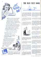 Better Homes & Gardens September 1942 Magazine Article: THE MAN NEXT DOOR