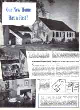 Better Homes & Gardens September 1942 Magazine Article: Our New Home Has a Past!