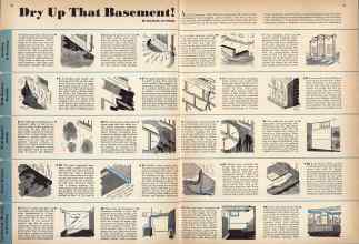 Better Homes & Gardens September 1942 Magazine Article: Dry Up That Basement!