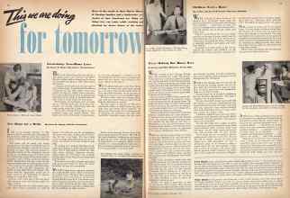 Better Homes & Gardens September 1942 Magazine Article: This we are doing for tomorrow