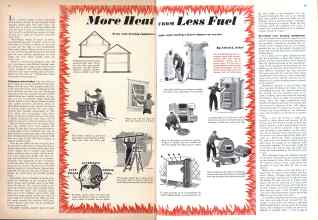 Better Homes & Gardens September 1942 Magazine Article: More Heat FROM Less Fuel