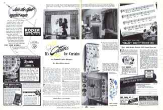 Better Homes & Gardens September 1942 Magazine Article: It's Cottons for Curtains for Smart Little Homes