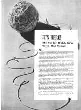 Better Homes & Gardens October 1942 Magazine Article: IT'S HERE!