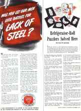 Better Homes & Gardens October 1942 Magazine Article: Refrigerator-Roll Puzzlers Solved Here