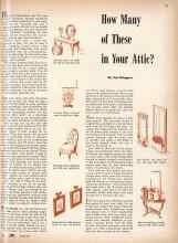 Better Homes & Gardens October 1942 Magazine Article: How Many of These in Your Attic?