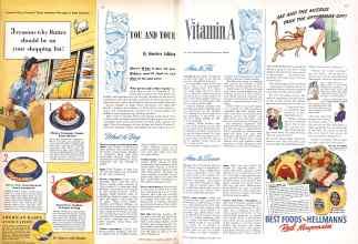 Better Homes & Gardens October 1942 Magazine Article: YOU AND YOUR Vitamin A