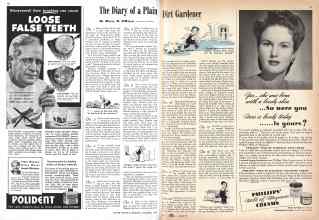 Better Homes & Gardens October 1942 Magazine Article: The Diary of a Plain Dirt Gardener