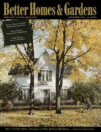 Better Homes & Gardens November 1942 Magazine Cover