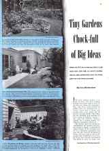 Better Homes & Gardens November 1942 Magazine Article: Tiny Gardens Chock-full of Big Ideas