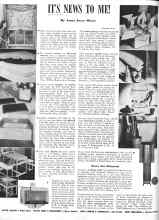 Better Homes & Gardens November 1942 Magazine Article: IT'S NEWS TO ME!