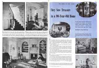 Better Homes & Gardens November 1942 Magazine Article: They Saw Treasure in a 90-Year-Old Home