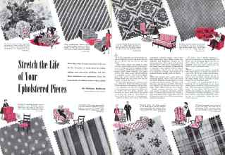 Better Homes & Gardens November 1942 Magazine Article: Stretch the Life of Your Upholstered Pieces