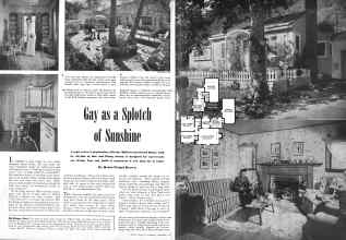 Better Homes & Gardens November 1942 Magazine Article: Gay as a Splotch of Sunshine