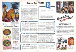 Better Homes & Gardens November 1942 Magazine Article: You and Your Vitamin B