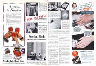 Better Homes & Gardens November 1942 Magazine Article: Venetian Blinds