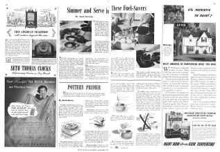 Better Homes & Gardens November 1942 Magazine Article: POTTERY PRIMER