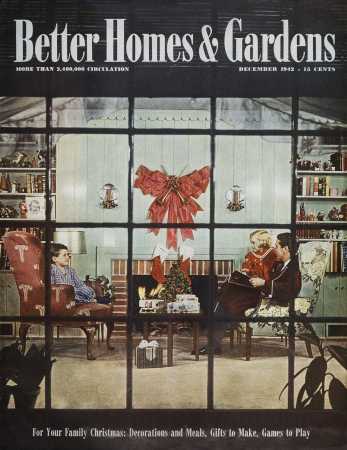 Better Homes & Gardens December 1942 Magazine Cover