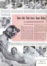Better Homes & Gardens December 1942 Magazine Article: Into the Tub Goes Your Baby!