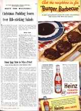 Better Homes & Gardens December 1942 Magazine Article: MEET THE WINNERS! Christmas Pudding Scores Over Rib-sticking Salads