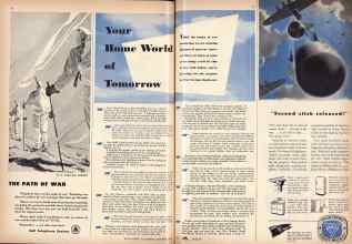 Better Homes & Gardens December 1942 Magazine Article: Your Home World of Tomorrow