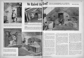 Better Homes & Gardens December 1942 Magazine Article: We Raised the Roof!