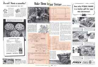 Better Homes & Gardens December 1942 Magazine Article: Make Them for Your Terrace