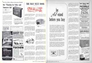 Better Homes & Gardens December 1942 Magazine Article: THE MAN NEXT DOOR