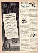 Better Homes & Gardens January 1943 Magazine Article: The Man Next Door