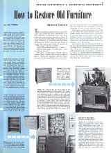 Better Homes & Gardens January 1943 Magazine Article: How to Restore Old Furniture