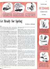 Better Homes & Gardens January 1943 Magazine Article: Get Ready for Spring