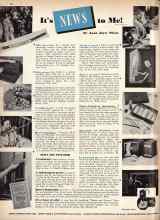 Better Homes & Gardens January 1943 Magazine Article: It's NEWS to Me!