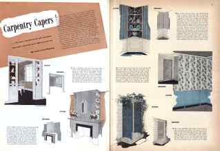 Better Homes & Gardens January 1943 Magazine Article: Carpentry Capers