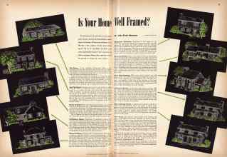 Better Homes & Gardens January 1943 Magazine Article: Is Your Home Well Framed?