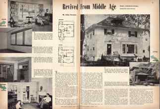 Better Homes & Gardens January 1943 Magazine Article: Revived From Middle Age