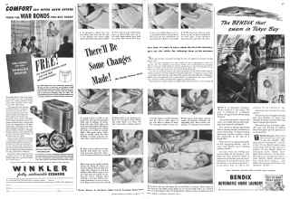 Better Homes & Gardens January 1943 Magazine Article: There'll Be Some Changes Made!