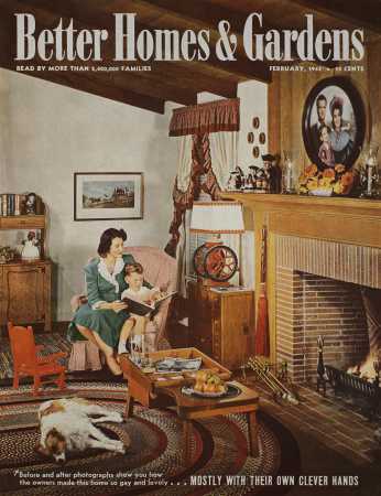 Better Homes & Gardens February 1943 Magazine Cover