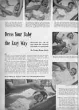 Better Homes & Gardens February 1943 Magazine Article: Dress Your Baby the Easy Way