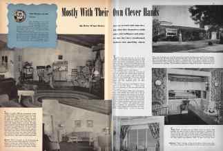 Better Homes & Gardens February 1943 Magazine Article: Mostly With Their Own Clever Hands