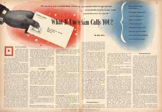 Better Homes & Gardens February 1943 Magazine Article: What If Uncle Sam Calls YOU?