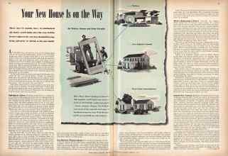 Better Homes & Gardens February 1943 Magazine Article: Your New House Is on the Way