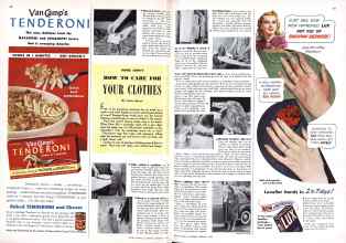 Better Homes & Gardens February 1943 Magazine Article: MORE ABOUT HOW TO CARE FOR YOUR CLOTHES