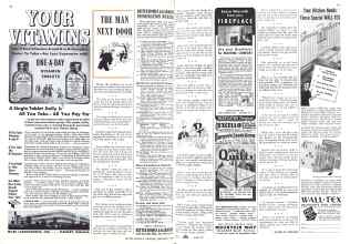 Better Homes & Gardens February 1943 Magazine Article: THE MAN NEXT DOOR