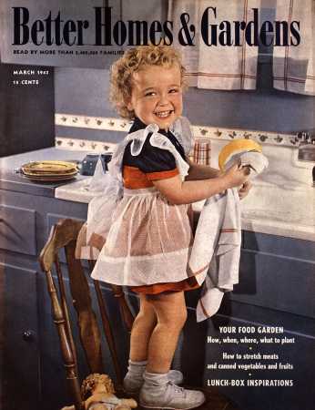 Better Homes & Gardens March 1943 Magazine Cover