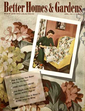 Better Homes & Gardens April 1943 Magazine Cover