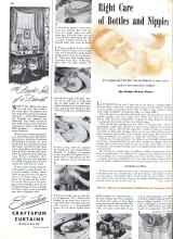 Better Homes & Gardens April 1943 Magazine Article: Right Care of Bottles and Nipples