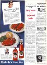 Better Homes & Gardens April 1943 Magazine Article: Spring Desserts and Spaghetaroni Dandies