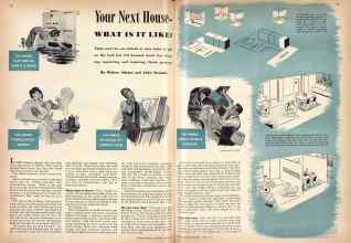 Better Homes & Gardens April 1943 Magazine Article: Your Next House-WHAT IS IT LIKE?